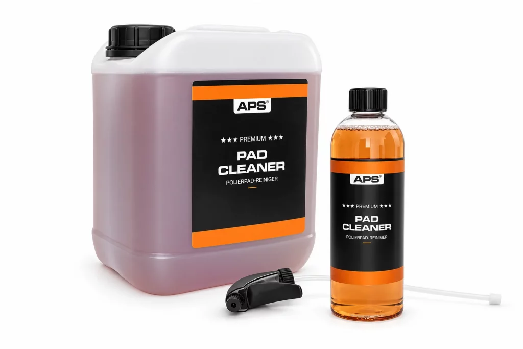 APS Pad Cleaner – 750-ml-Flasche mit Trigger und 5-l-Kanister